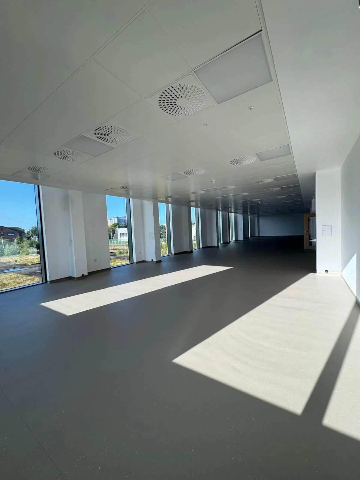 Bright flexible office space overlooking the Glasgow campus